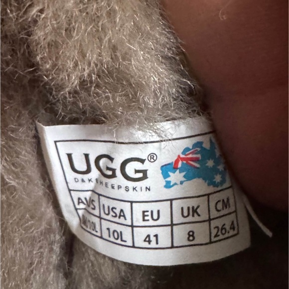 UGG Kids Brown Slippers - Picture 3 of 3